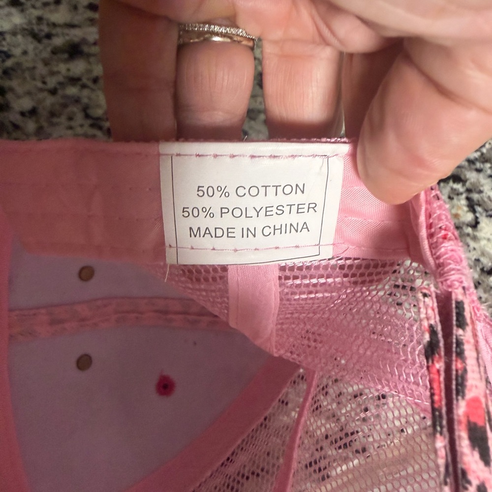 Pink Leopard Print Cap With Logo Patch - image 2